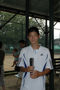 14才以下男子シングルス優勝