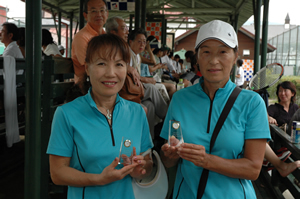 55才以上女子ダブルス準優勝