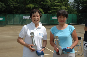 65才以上女子ダブルス優勝