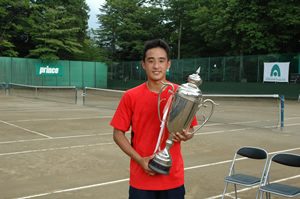 男子シングルス優勝