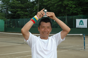 男子シングルス準優勝