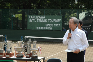 表彰式・服部大会会長挨拶