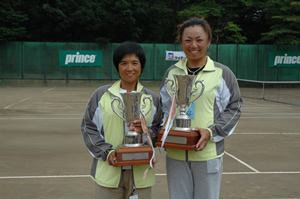 女子ダブルス優勝