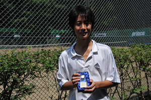 18才以下男子シングルス準優勝