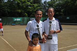 65才以上男子ダブルス優勝