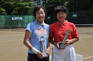 65才以上女子ダブルス優勝