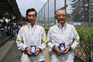 70才以上男子ダブルス優勝