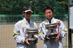 男子ダブルス優勝