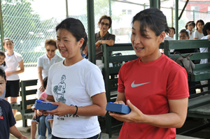 女子ダブルス準優勝