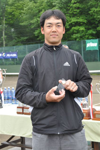 男子シングルス準優勝