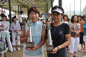 65才以上女子ダブルス優勝