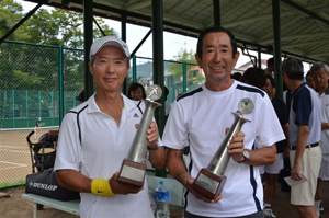 65才以上男子ダブルス優勝