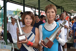 65才以上女子ダブルス優勝