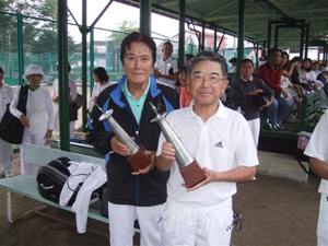 70才以上男子ダブルス優勝