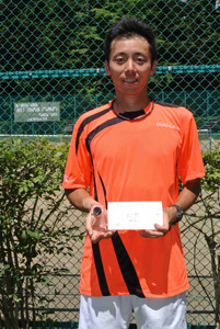 男子シングルス準優勝　野邊地隼人（ＳＤＴＣ）選手