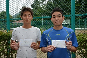 男子ダブルス準優勝　魚谷/小副川組