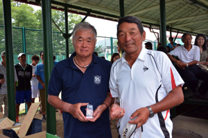 65才以上男子ダブルス準優勝　蝶間林/坪川組