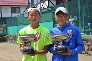 男子ダブルス優勝　長田/山口組