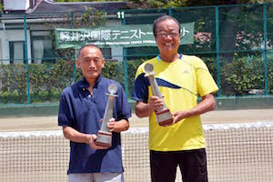 60才以上男子ダブルス優勝　浅井/広瀬組