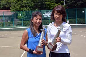 55才以上女子ダブルス優勝　太田/宮田組