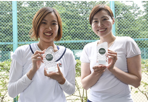 女子ダブルス準優勝　市川/内田組