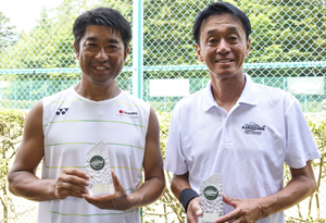 45才以上男子ダブルス優勝　沼尻/佐藤組