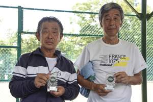 65才以上男子ダブルス準優勝　武田/松尾組