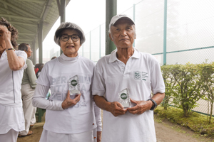 グランドベテランダブルス準優勝　谷津/岩崎組