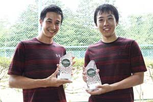 男子ダブルス優勝　井上（善）/井上（智）組