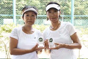 45才以上女子ダブルス準優勝　高杉/楓組