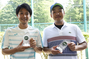 男子ダブルス準優勝　内田/高橋組