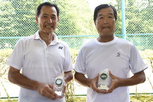 55才以上男子ダブルス優勝　倉島/井上（雅）組