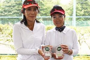 60才以上女子ダブルス準優勝　ハサウェイ/大原組