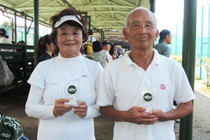 グランドベテランダブルス準優勝　井上（武）/稲垣組