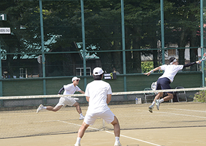 男子ダブルス決勝　三浦・吉本組